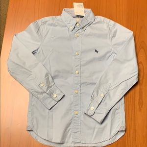 H&M boy dressy button down shirt, Size 8-9, New